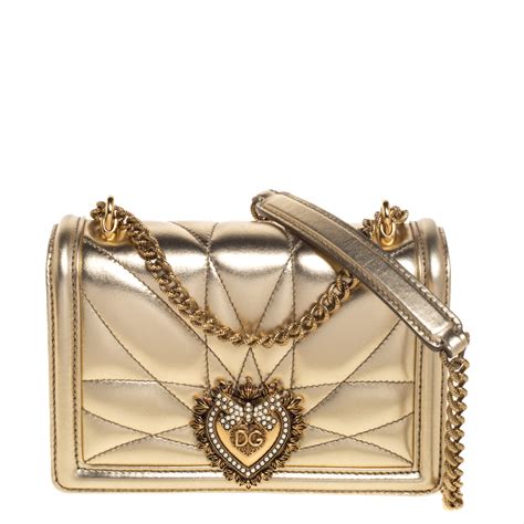 dolce gabbana devotion bag gold|dolce and gabbana top handle bag.